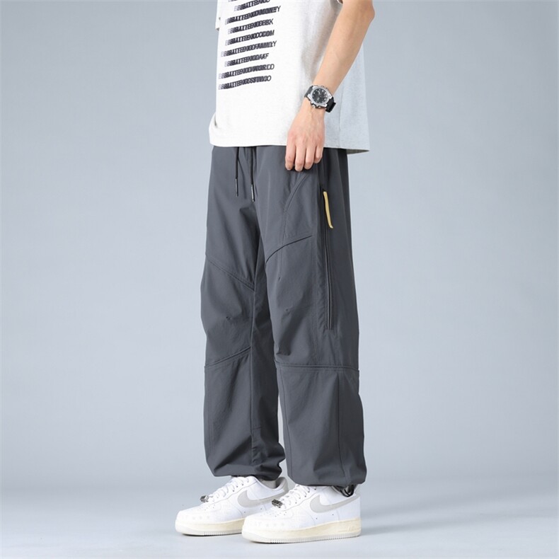 春夏美冲锋裤男户外机能风登山运动裤高街设计感休闲裤AK0251-P53,男装休闲裤,星座308B-2