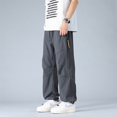 春夏美冲锋裤男户外机能风登山运动裤高街设计感休闲裤AK0251-P53，男装休闲裤，星座308B-2