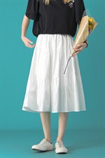 中性风2022春夏新款半身裙休闲宽松百搭冰丝垂感女D12P40控55，女装半身裙，电商A268