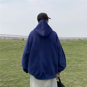 重磅卫衣男生2024年秋冬季新款痞帅帽衫衣服连帽外套男款A211/P60图片