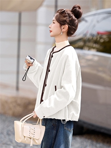 现货90白鸭绒圆领短款羽绒服女2025冬新款宽松时尚百搭保暖外套图片
