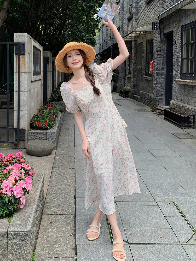 小碎花清新连衣裙【[现货】浙宝B082-5071P105K158,女装连衣裙,浙宝192（原082）