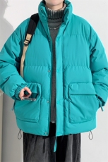 冬上新加棉加厚棉服学生清新立领棉衣外套男女8349-P115控价158，男装棉衣，电商A441-1