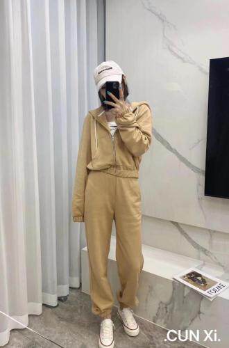 卫衣韩版套装，女装卫衣/绒衫，寸汐