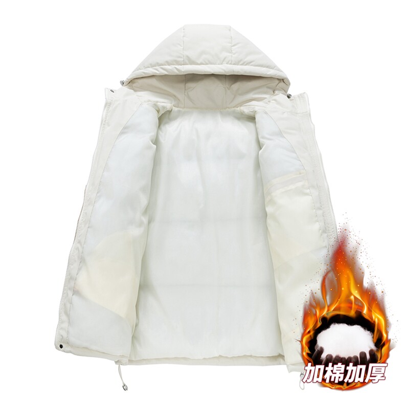 三防面料冬季新款简约纯色宽松休闲百搭连帽面包服MY8555-P60特,男装卫衣,星座610（原A335）