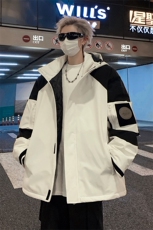 防水撞色棉服DD2249-125控价168冬季棉衣防寒外套魔术贴保暖连帽，男装棉衣，电商A102-1