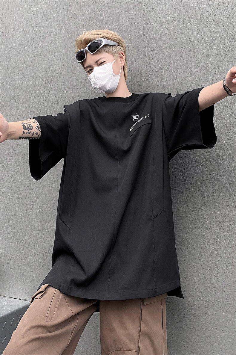 男装印花抗皱短袖t恤潮牌假两件上衣男生体恤XZ514-2-202448-P58,男装T恤,星座514-2(原B239)