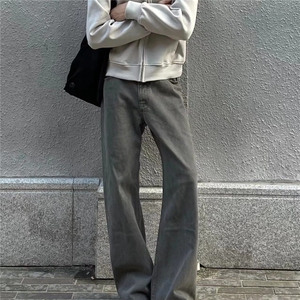 美拉德cleanfit显高微喇牛仔裤宽松显瘦潮牌美式高街休闲长裤男女图片