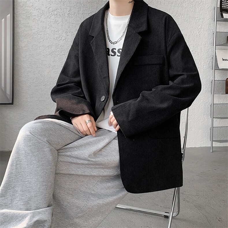 WT902-P85控108【春款现货】高品质抖音印花灯芯绒西装外套2,男装西服套装,电商D232