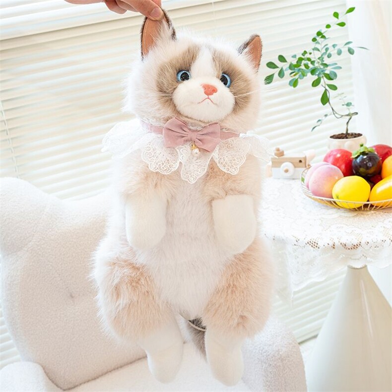 chongker同款布偶猫背包毛绒玩偶公仔送闺蜜女朋友生日惊喜礼物，沃州毛绒玩具