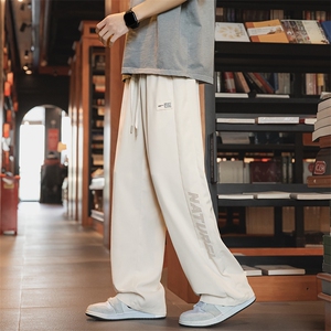 夏季新款卫裤男高街潮ins潮牌直筒休闲长裤潮流韩版AK0616-P40图片