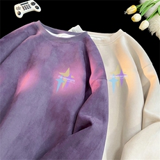 B03XZ517A-6P48秋冬新款麂皮绒卫衣，男装卫衣，星座517A-6