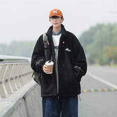 中性风立领羊羔绒棉服冬季cityboy加厚棉衣男女同款M8866-P100，男装棉衣，星座717