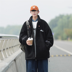 中性风立领羊羔绒棉服冬季cityboy加厚棉衣男女同款M8866-P100图片
