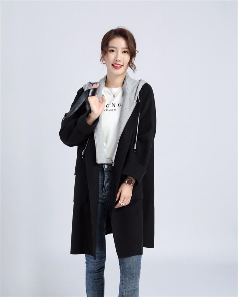 帽可脱卸大衣，其它，裳之恋语