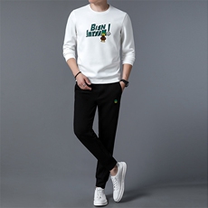 SA3051-2钱塘2020-2中年男士冬季厚款新款商务休闲简约卫衣P152，男装休闲套装，钱塘207-2