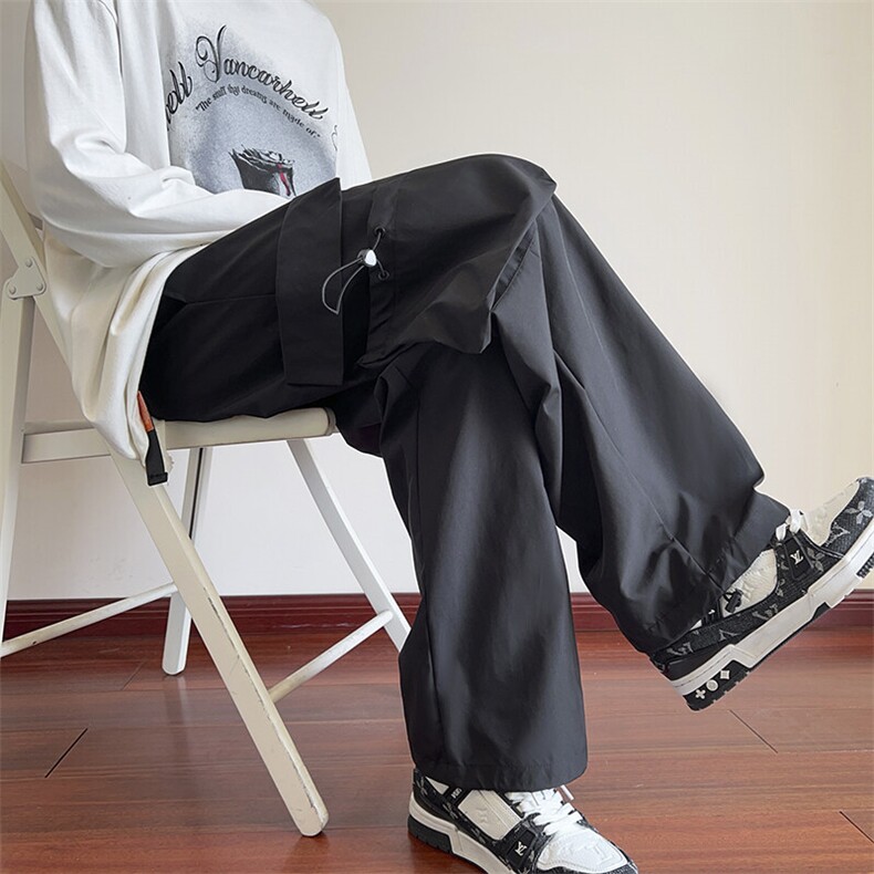 户外冲锋裤男工装直筒运动裤男士休闲裤长裤潮流A266-KZ8026-P40，男装休闲裤，电商A266