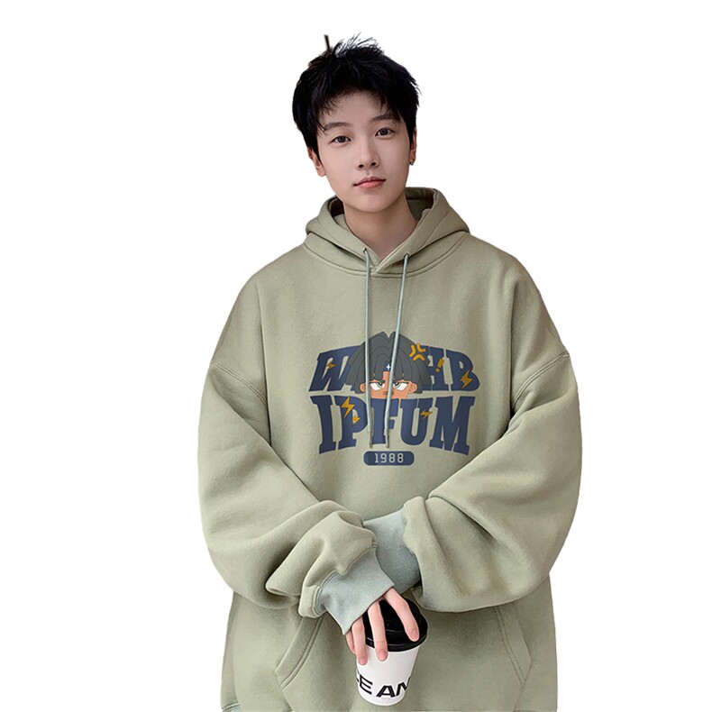 ！连帽圆领卫衣男装港风帽衫男LM86-P35,男装卫衣,电商B367