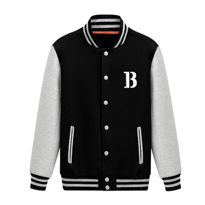 秋季新款棒球服卫衣夹克大码宽松卫衣XZ102A-4-Q8988-P55图片
