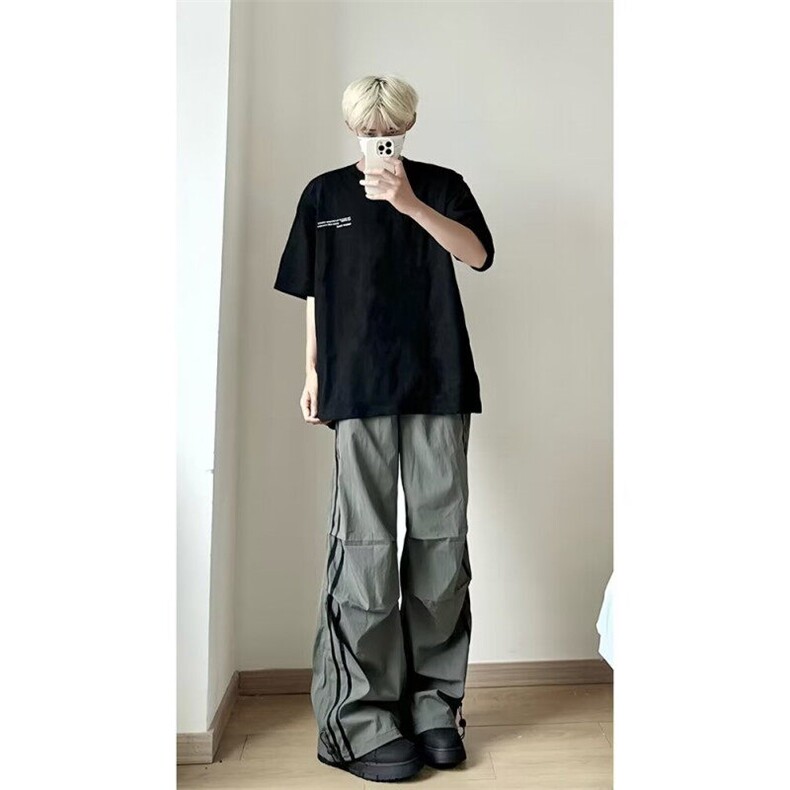网络图现货工装裤男美式宽松休闲直筒长RWK73-P55,男装工装外套,星座1005-4