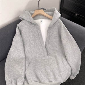 450克美式复古小众设计卫衣男秋冬季oversize慵懒风外套WB515-P65图片