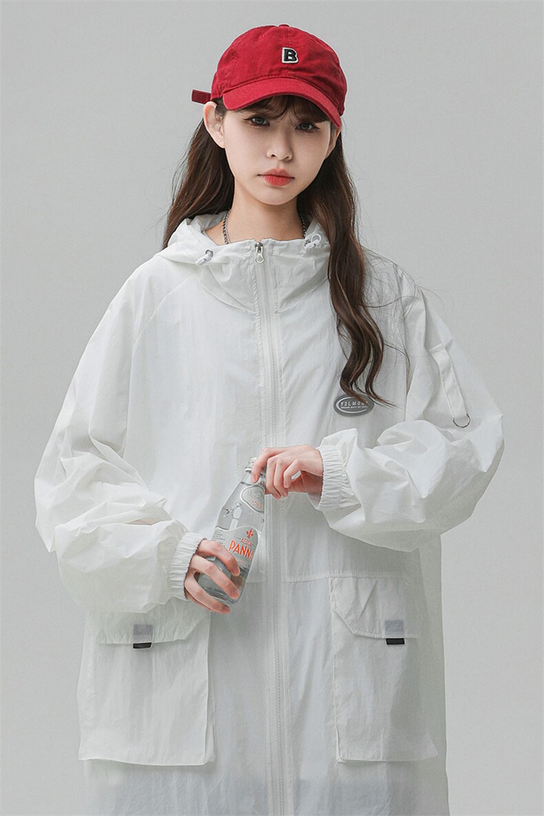 1中性无影墙风工装大口袋防晒衣女户外潮牌防晒服FS77009P50控78,男装夹克,星座226-2