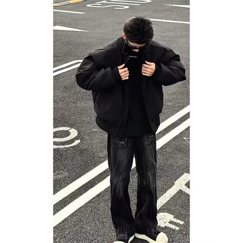 冬季棉服男生加厚保暖运动休闲潮牌帅气外套,男装棉衣,四季星座505