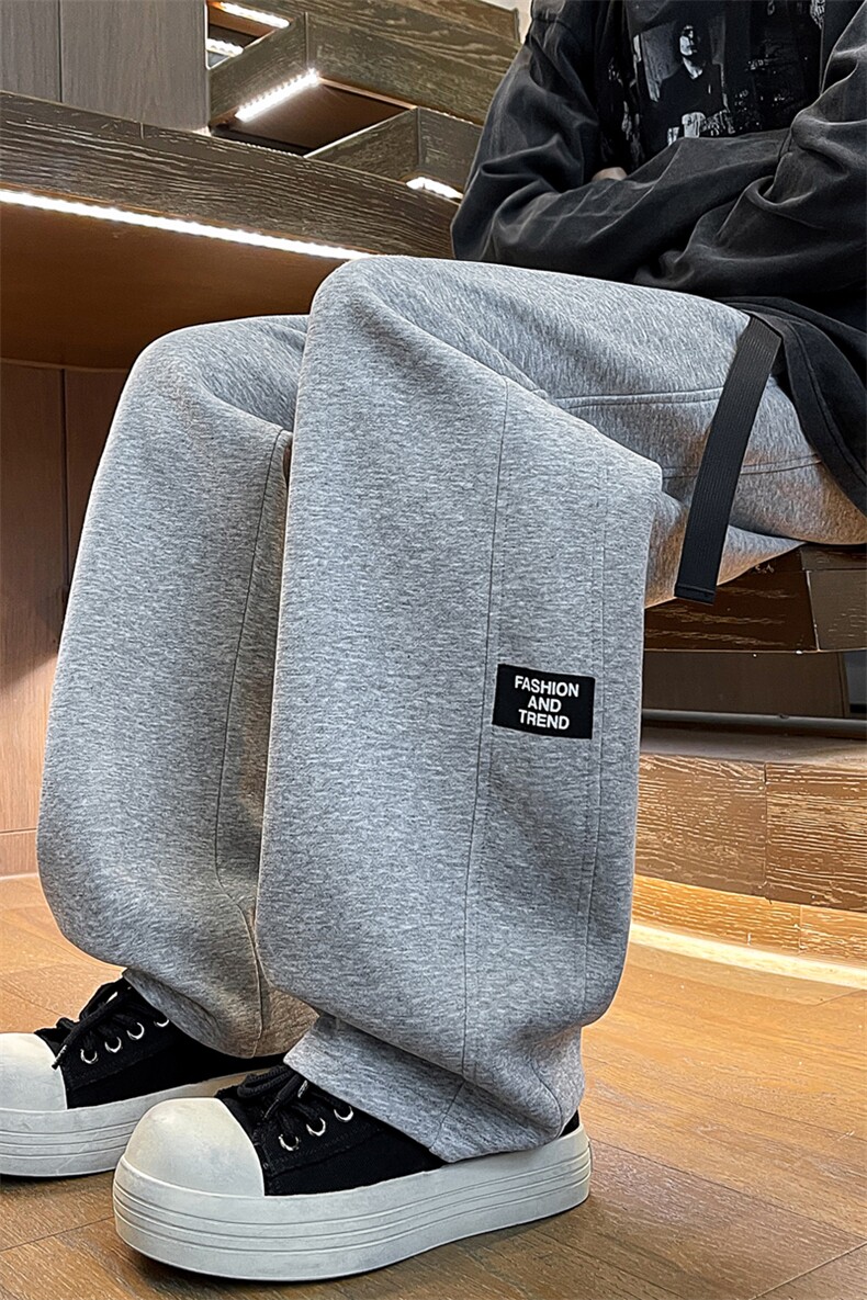 311B-1-KJ8119-P35控69秋季潮流弯刀裤卫裤男女休闲运动裤长裤,男装休闲裤,星座311B-1