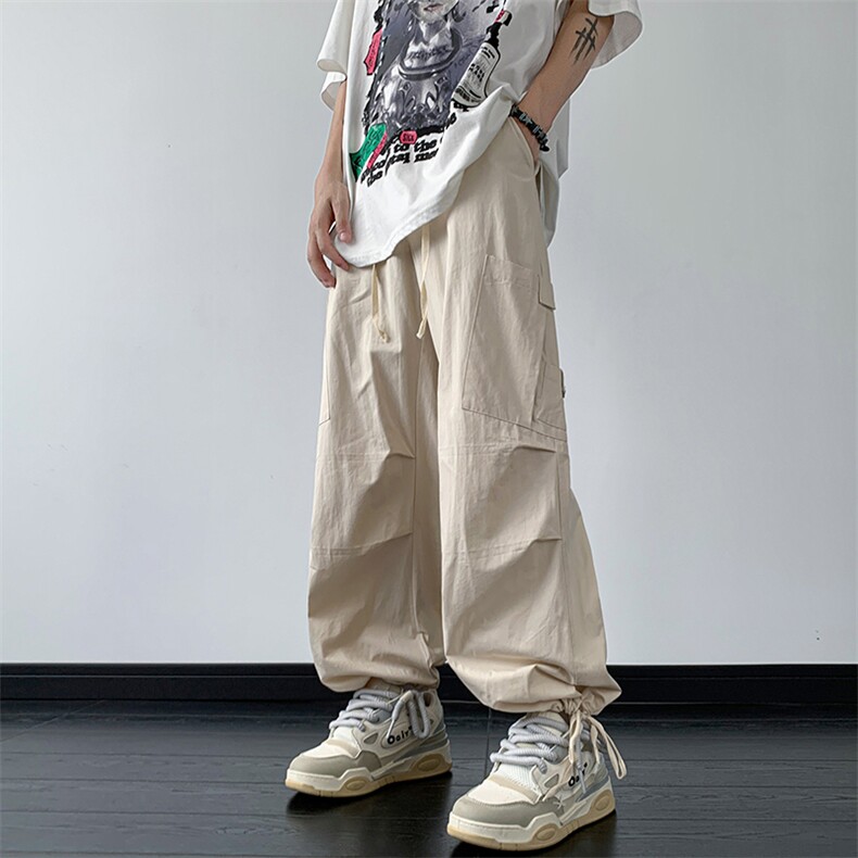 B221美式ins街头hiphop宽松工装休闲裤子LK23122-P65控88,男装休闲裤,电商B221