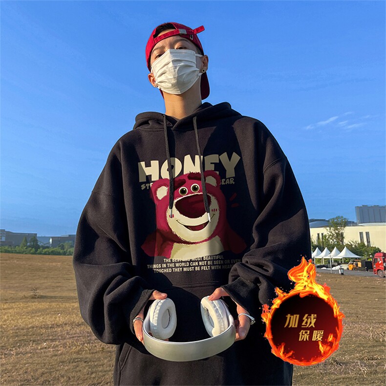 500克重磅秋冬美式加绒加厚卫衣外套DL155常规特P35绒特P40,男装卫衣,电商A486