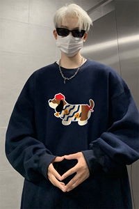 ！圆领卫衣男装港风长袖t恤男外套男 WY550-特P23图片