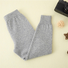 春秋冬男女通用长裤打底裤山羊绒(羊绒)羊毛休闲35%羊绒裤，童装裤子，艾米娇羊绒