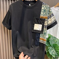 设计感~短袖t恤男士夏季潮流男装宽松体恤设计感小众半袖衣服，男装T恤，星座1013