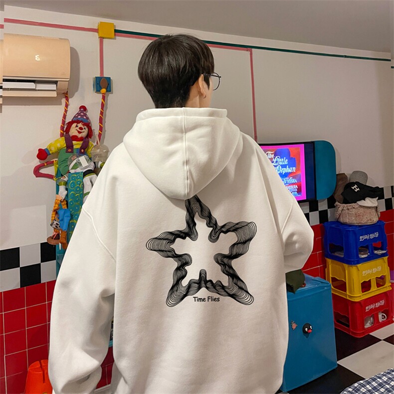 ！连帽圆领卫衣男装港风帽衫男LM174-P35,男装卫衣,电商B367