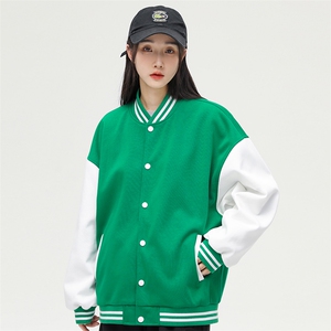 春秋季棒球服外套ins潮情侣学生休闲针织夹克 可二次开发DF32-P75图片