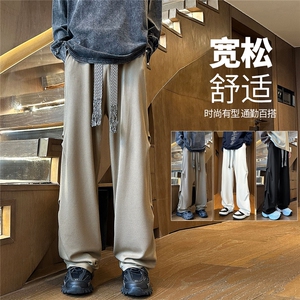 YK132 特P38 控68 品质保障！秋装舒适扭条打褶潮流宽松休闲长裤图片