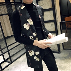 背心/马甲西装领无袖修身休闲时尚潮流2021年秋季，男装背心/马甲，星座419（原A233）