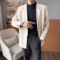 小西装外套男春秋季高级感男装韩版轻熟风小单西休闲男士XZ38-P60，男装西服，星座1109-3