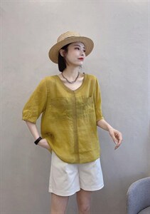 苎刺绣小衫图片