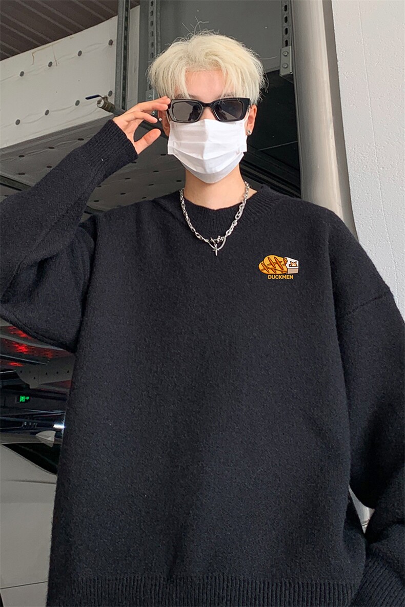 高质量！秋冬季半高领毛衣男士加绒加厚线衣针织衫男DMY502-特P38,男装针织衫/毛衣,电商B371