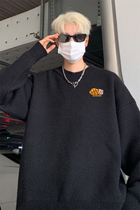 高质量！秋冬季半高领毛衣男士加绒加厚线衣针织衫男DMY502-特P38图片
