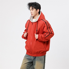 自家图有视频加绒毛领棉衣冬季新款座山雕连帽派克棉服M2556p88，男装棉衣，电商D315