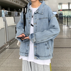 牛仔秋季潮ins港风痞帅复古休闲夹克2021新款百搭上衣W1579-P55，男装夹克，星座512-4