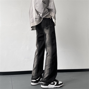 美式高街牛仔裤男 潮牌个性显高休闲裤G6011/P48图片