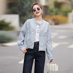 皮衣女外套短款上衣2025春秋季新款洋气显瘦小个子PU皮机车服夹克图片
