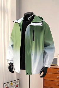 1港风山系防水渐变大码M-5XL夹克男100%聚酯纤维JK77088P85控128图片
