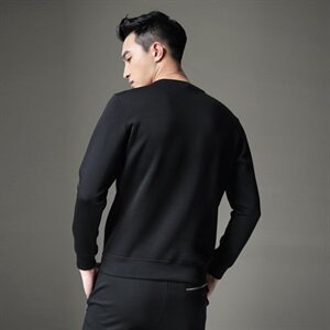 男圆领卫衣刺绣工艺个性潮时尚秋冬男 标准码 货号6057-1图片