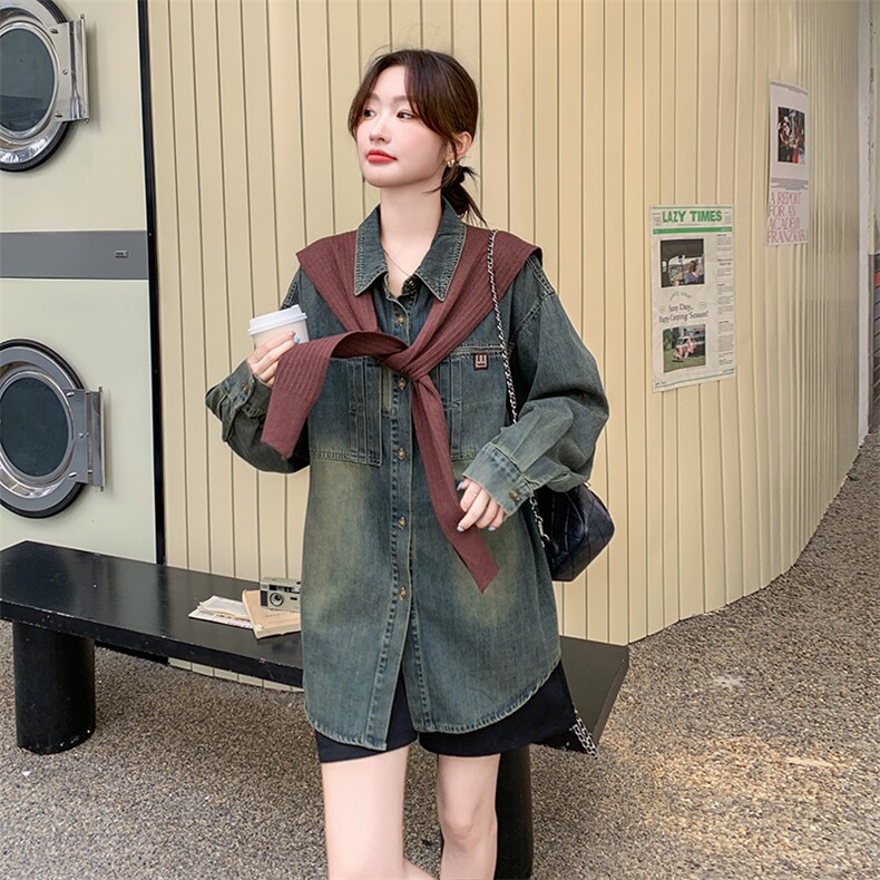 牛仔衬衣,女装衬衫,浙宝069