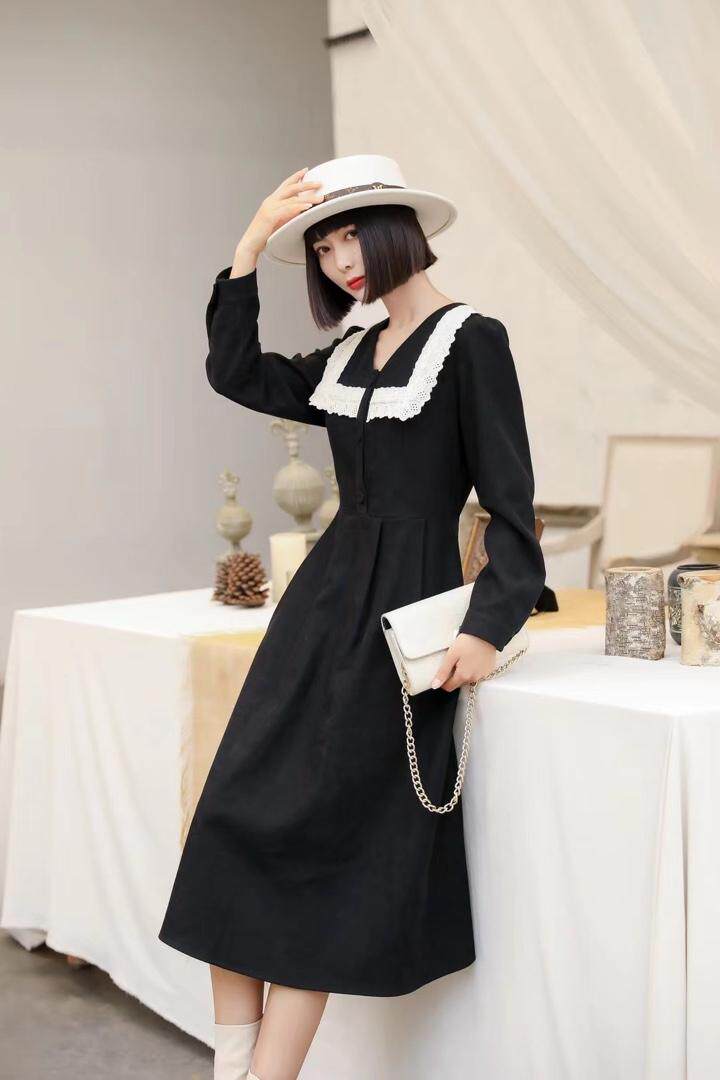 小香风连衣裙，女装连衣裙，博内歌特