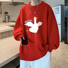 半高领毛衣男士大码针织衫男毛线衣男M18273-P45加绒款-P65，男装针织衫/毛衣，电商A040
